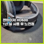 젠하이저 HD600, 1년 동안 직접 써보니 정말 후회 됩니다